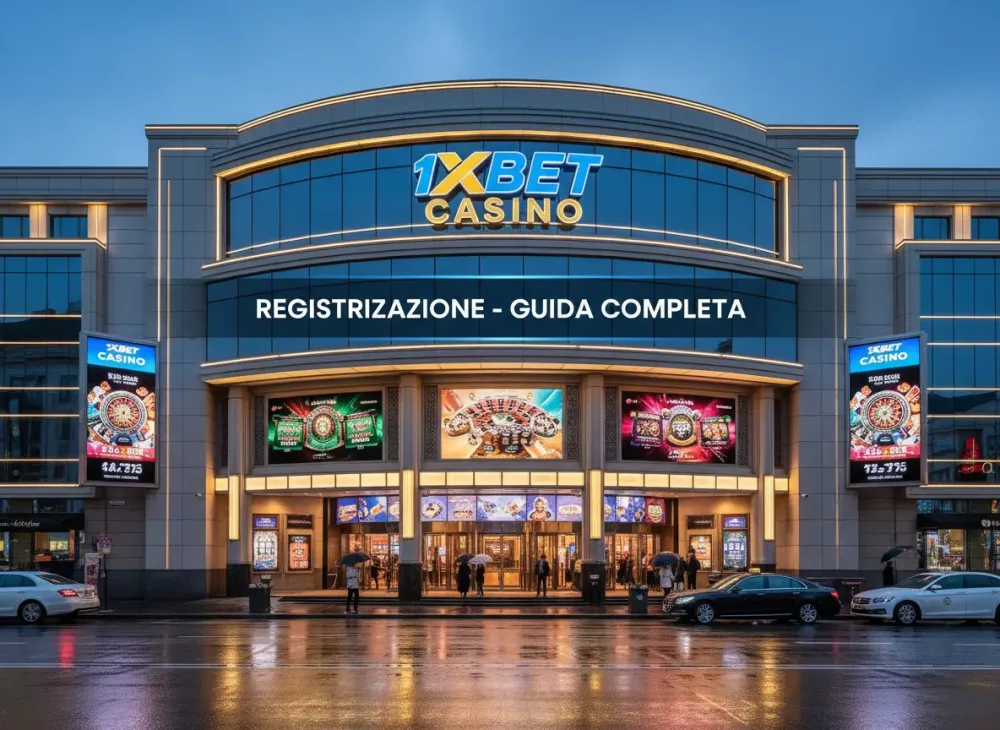1xbet registration - Guida completa per creare account